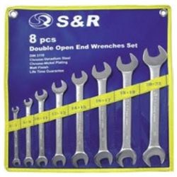Набор ключей гаечных рожковых S&R 6шт (6х7-16х17мм)