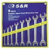 Набор ключей гаечных рожковых S&R 8шт (6х7-20х22мм)