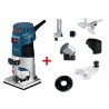 Фрезер кромочный Bosch GKF 600 + принадлежности