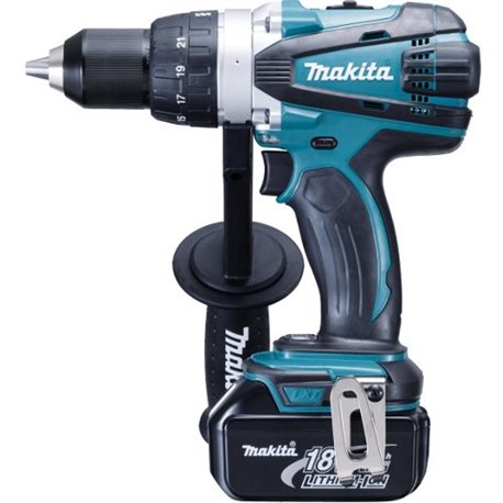 Дрель-шуруповерт ударный аккумуляторный Makita DHP458 RFJ