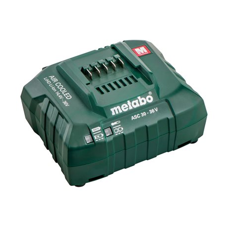 Зарядное устройство Metabo ASC 30–36 В, 14,4–36 В, «AIR COOLED», EU