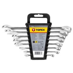 Набор ключей комбинированных TOPEX, 6-19 мм, 8 шт.