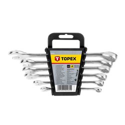 Набор ключей комбинированных TOPEX, 8-17 мм, 6 шт.