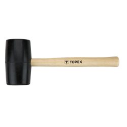 Киянка TOPEX резиновая O 63 мм, 680 г, рукоятка деревянная