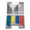 Сверла TOP TOOLS металл / бетон / дерево, набор 27 шт. + дюбели