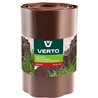 Лента VERTO газонная 20 cm x 9 m, коричневая