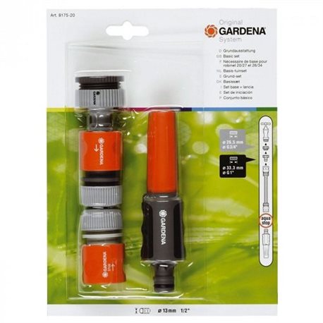 Комплект для полива Gardena 13мм (2 коннектора)