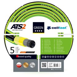 Шланг садовый Cellfast Green ATS2 для полива диаметр 1/2 дюйма, длина 25 м (GR 1/2 25)
