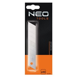 Лезвия NEO 64-010 сменные отламывающиеся, 18 мм, набор 10 шт.