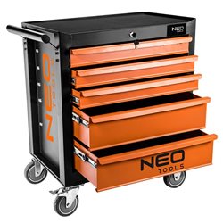 Шкаф-тележка инструментальный NEO, 5 выдвижных ящиков, 680?460?825мм, колеса 5", до 280 кг