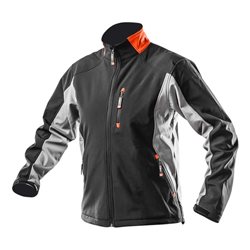 Куртка NEO водо- и ветронепроницаемая, softshell, pазмер XXL/58, кулиса в нижней части, сертификат CE
